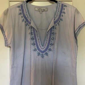 flaws!!!! Bundle for $7: Bella tu, Palm Beach Beaded and Embroidered Babydoll